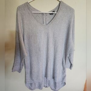 Express Silver Knit Sweater